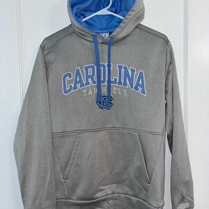Champion Gray and Blue Collegiate Hoodie Sweatshirt Adult Small